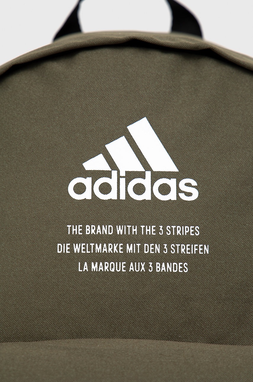 

Рюкзак adidas HC7259 чоловічий колір зелений великий гладкий