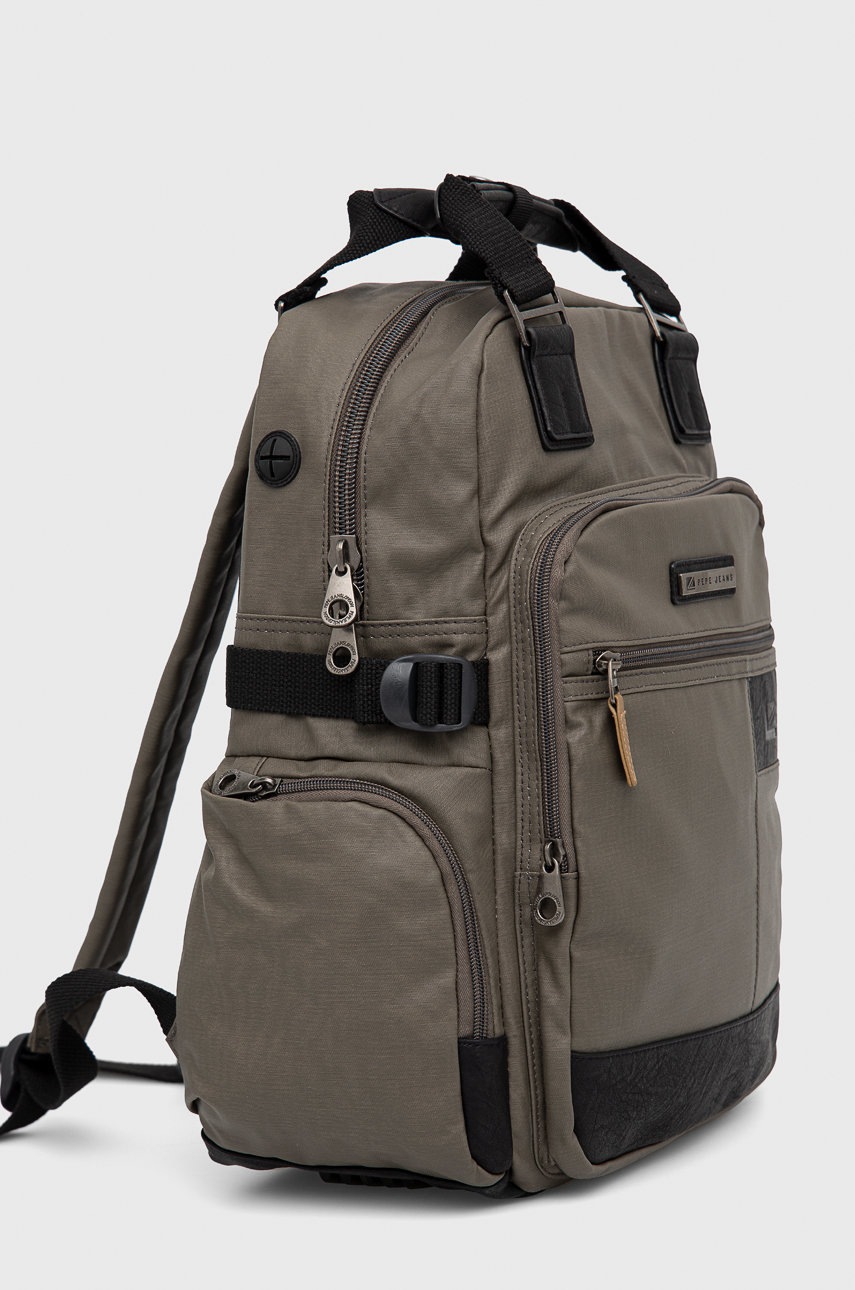 

Рюкзак Pepe Jeans Bremen Back Pack чоловічий колір сірий великий однотонний