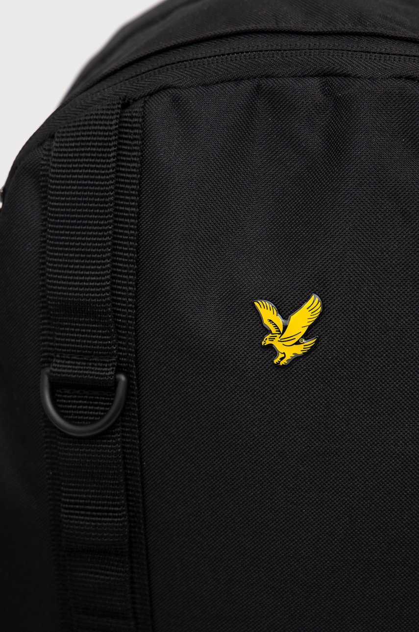 

Рюкзак Lyle & Scott мужской цвет чёрный большой однотонный