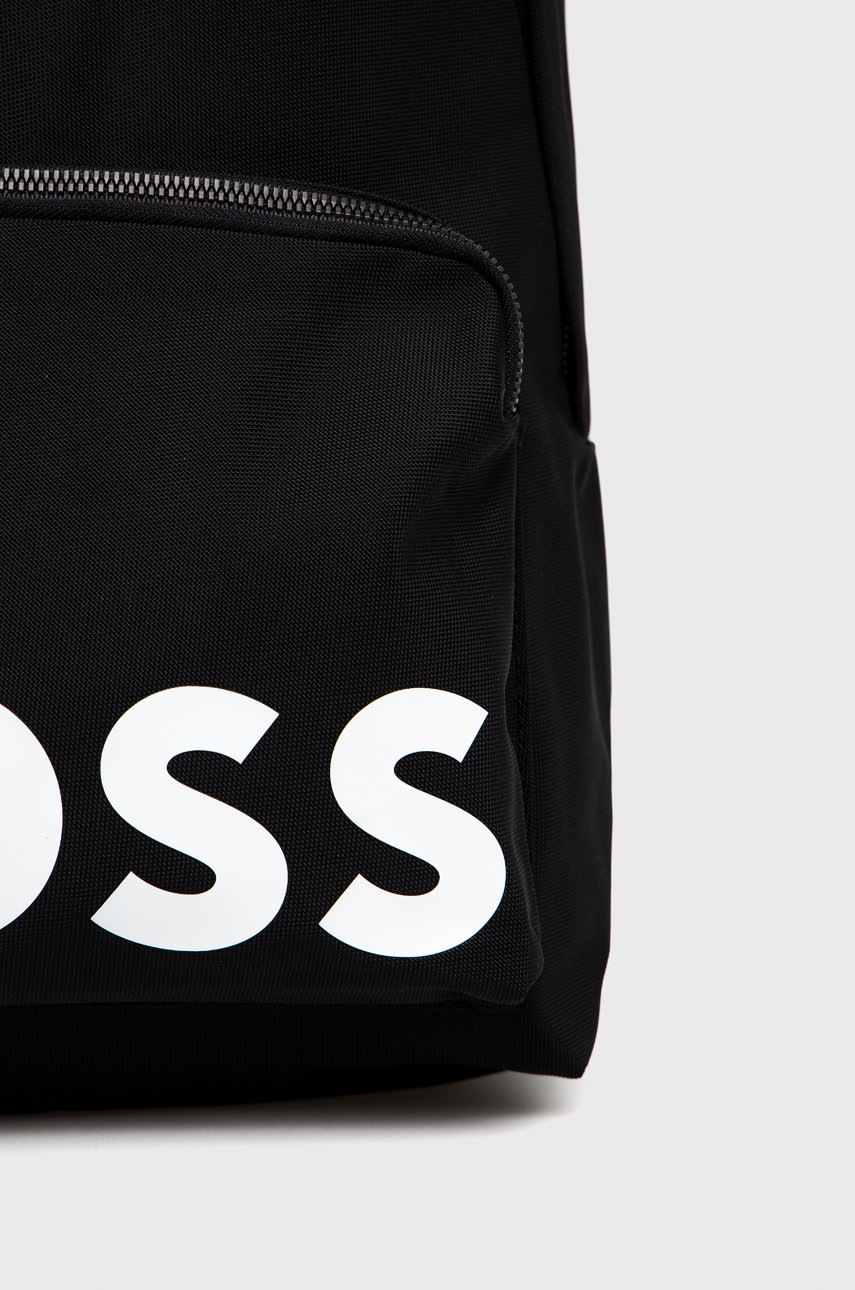 

Рюкзак BOSS мужской цвет чёрный большой с принтом