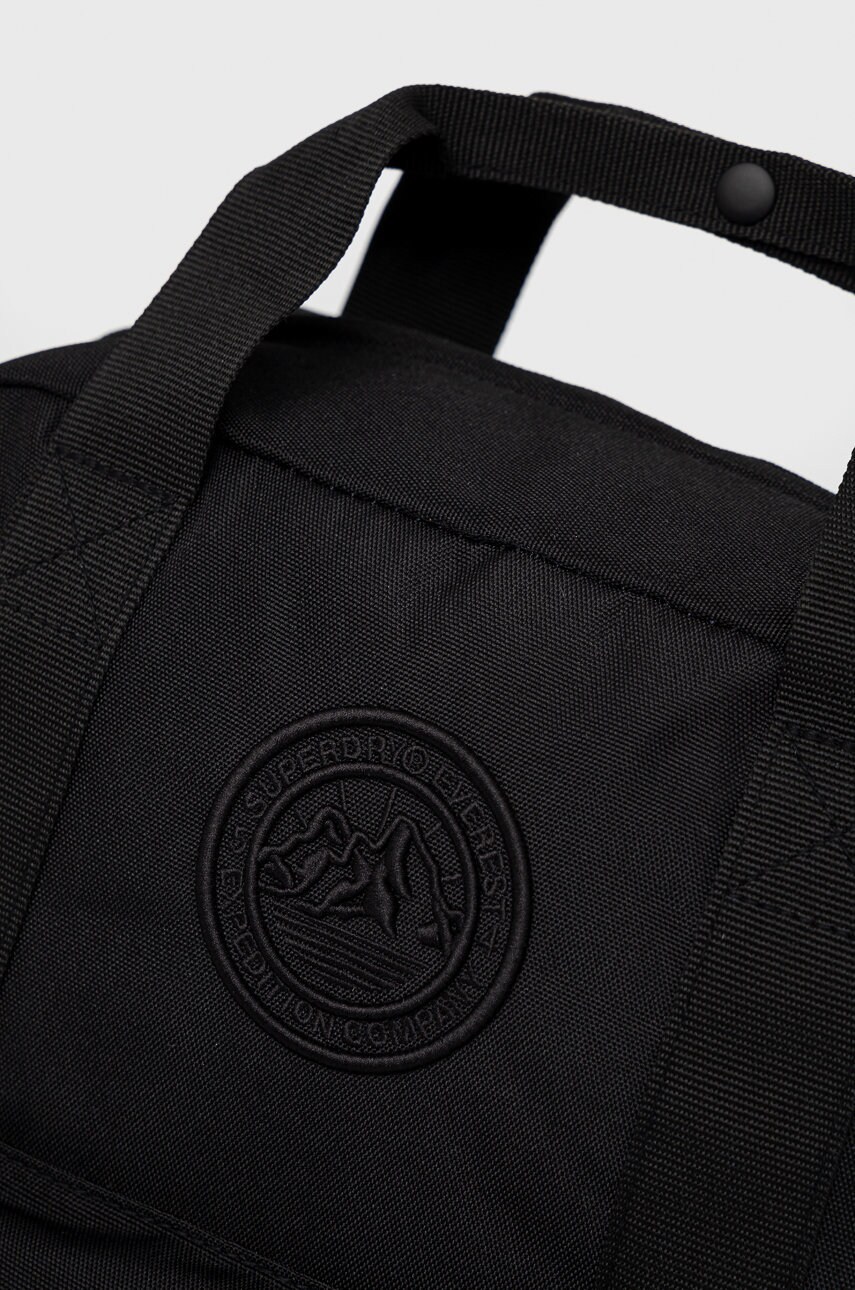 

Рюкзак Superdry чоловічий колір чорний великий однотонний