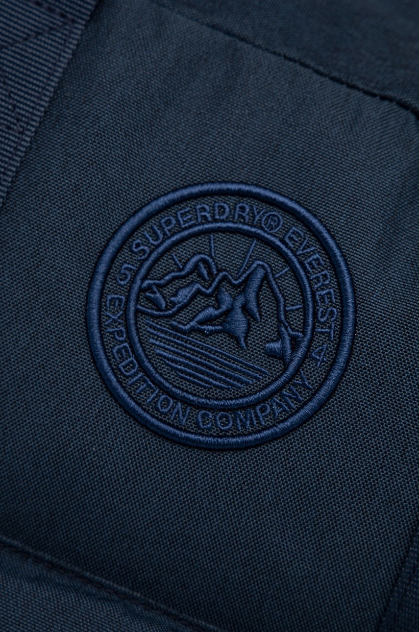 

Рюкзак Superdry чоловічий колір синій великий однотонний