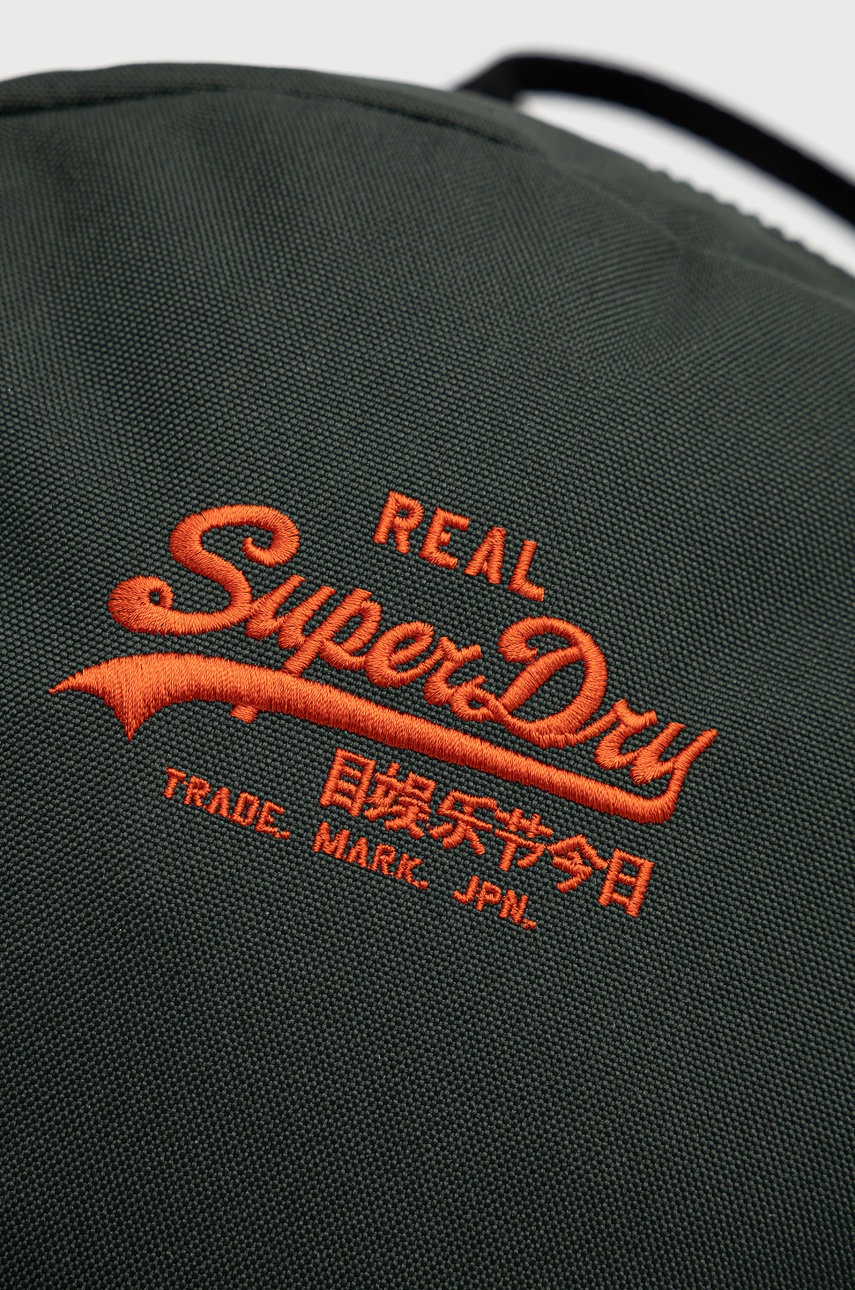 

Рюкзак Superdry мужской цвет зелёный большой однотонный