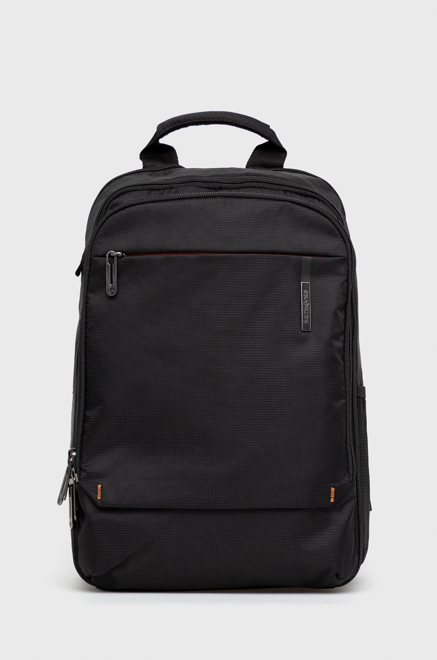 

Раница Samsonite мъжки в черно голям размер с изчистен дизайн, Черен