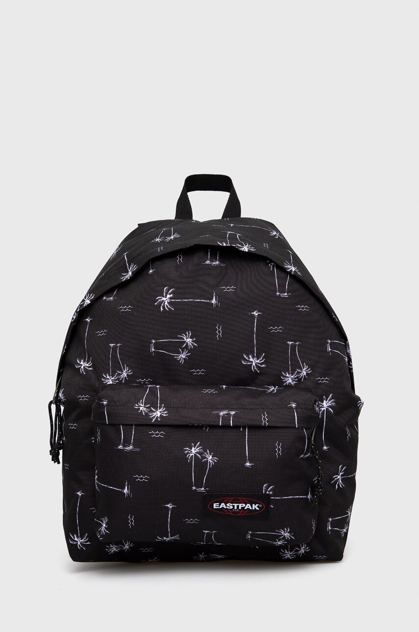 

Раница Eastpak в черно голям размер с десен, Черен