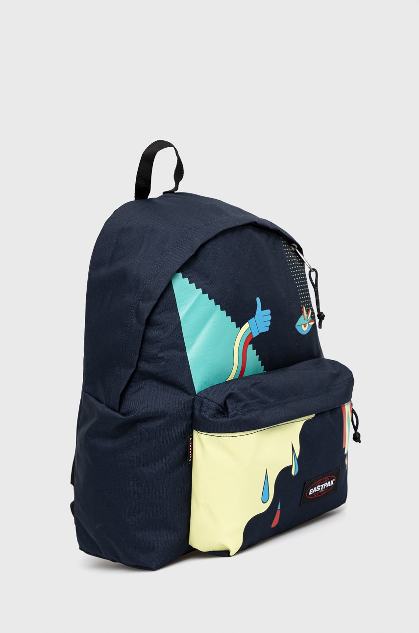 

Рюкзак Eastpak колір синій великий з принтом