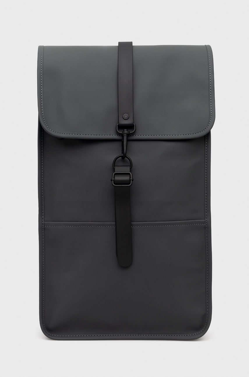 Rains rucsac 12200 Backpack culoarea gri, mare, neted