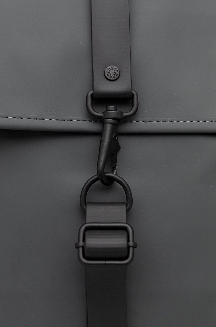 

Рюкзак Rains 12200 Backpack колір сірий великий однотонний