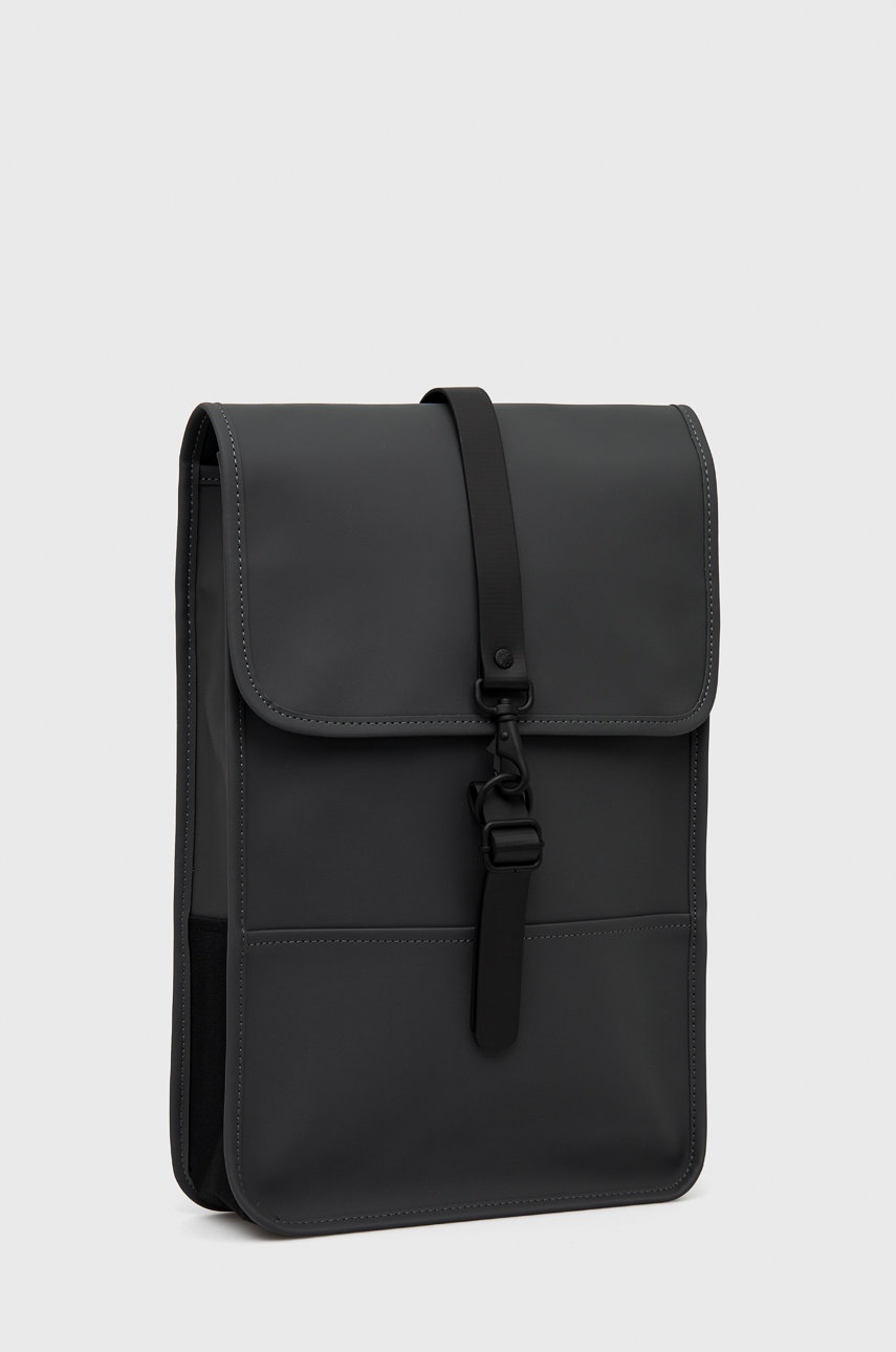 

Рюкзак Rains 12800 Backpack Mini колір сірий великий однотонний