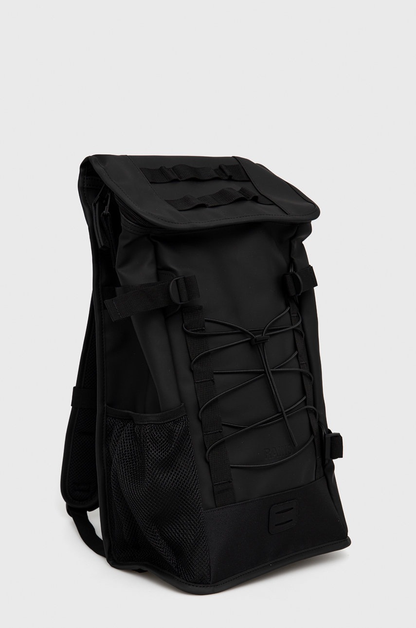 

Рюкзак Rains 13150 Mountaineer Bag цвет чёрный большой однотонный