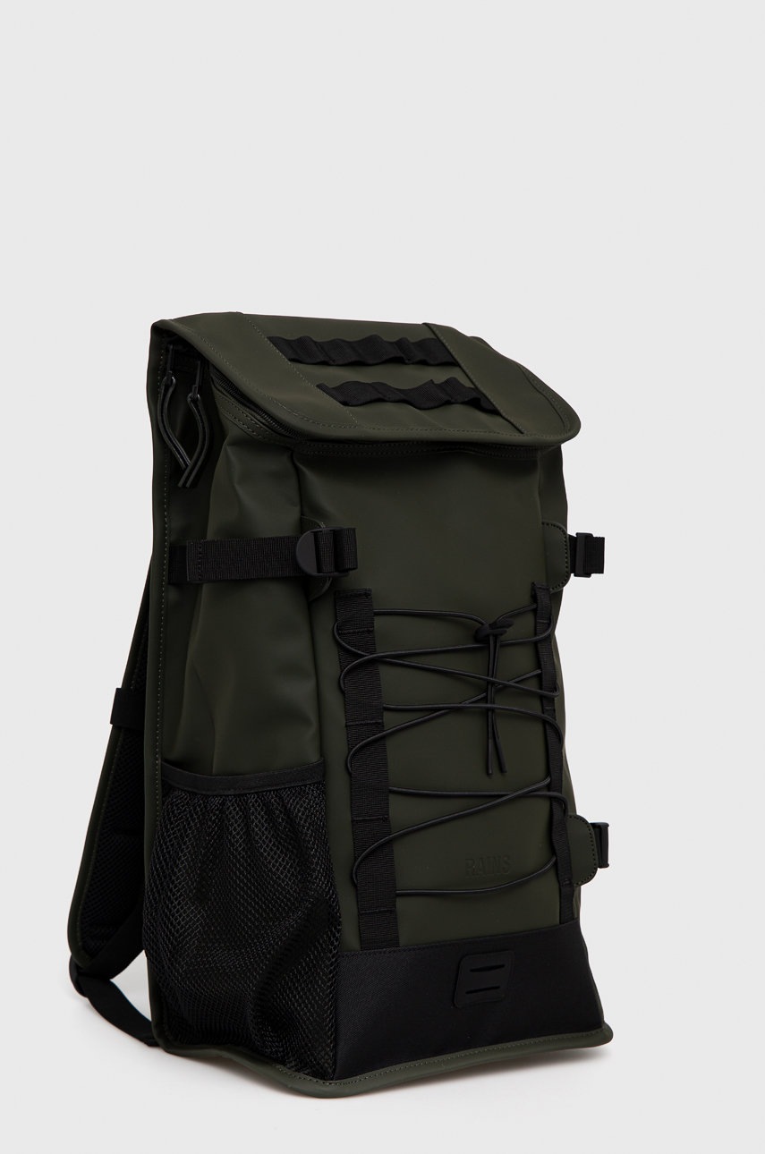 

Рюкзак Rains 13150 Mountaineer Bag цвет зелёный большой однотонный