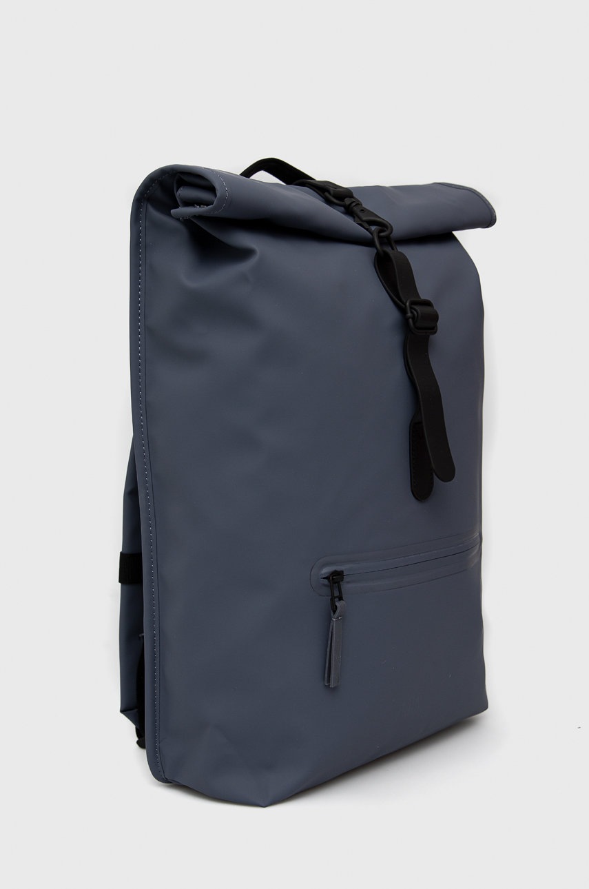 

Рюкзак Rains 13160 Rolltop Rucksack цвет фиолетовый большой однотонный