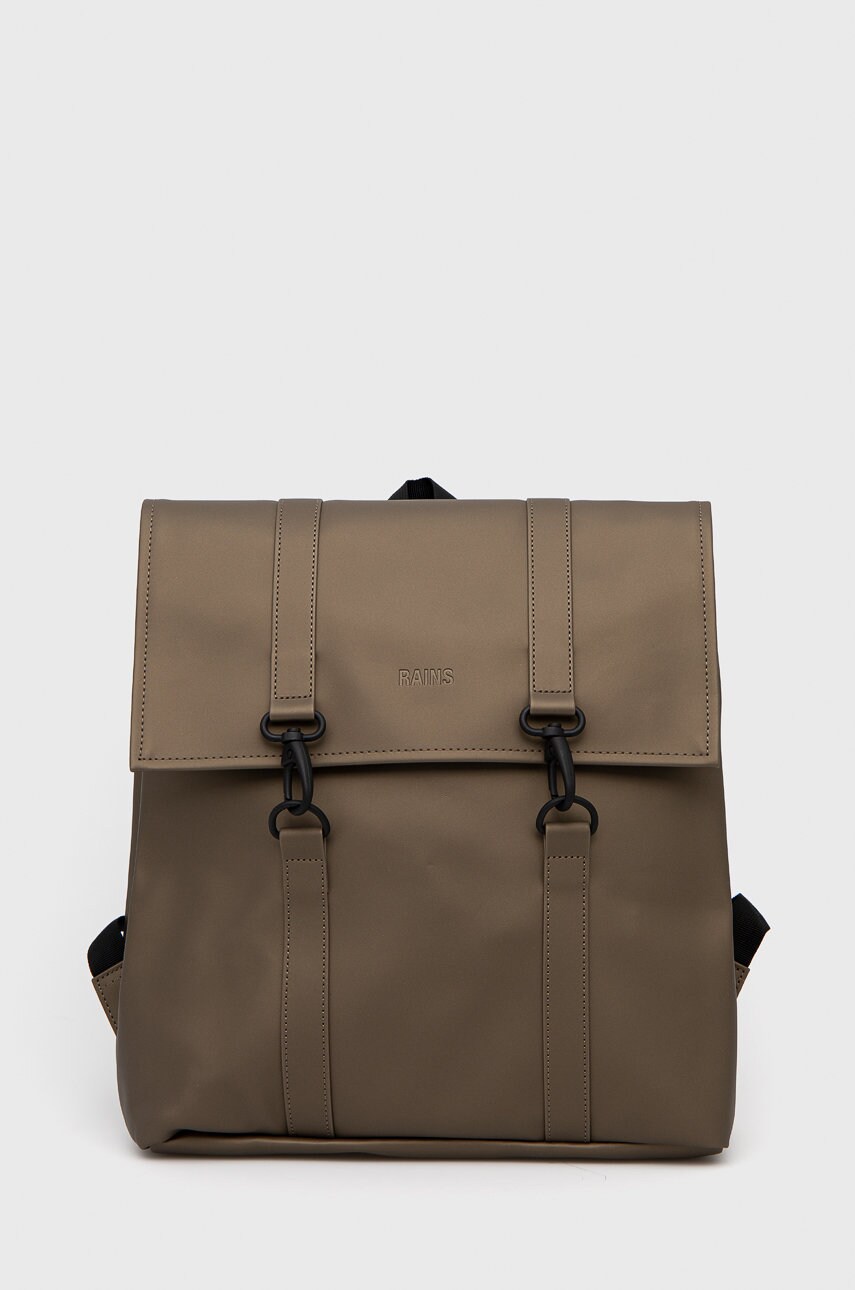 Rains rucsac 13570 Msn Bag Mini culoarea auriu, mare, neted