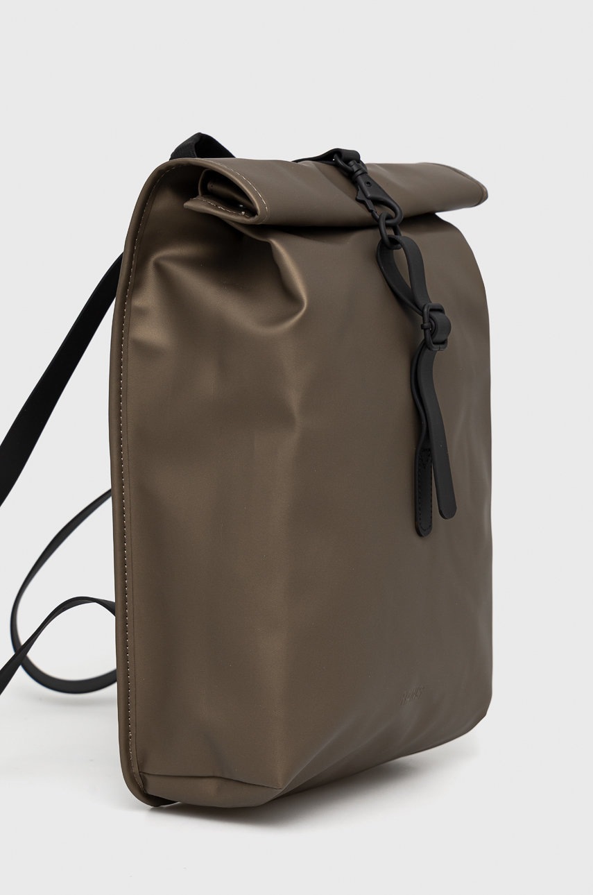 

Рюкзак Rains 13610 Rolltop Rucksack Mini цвет золотой большой однотонный