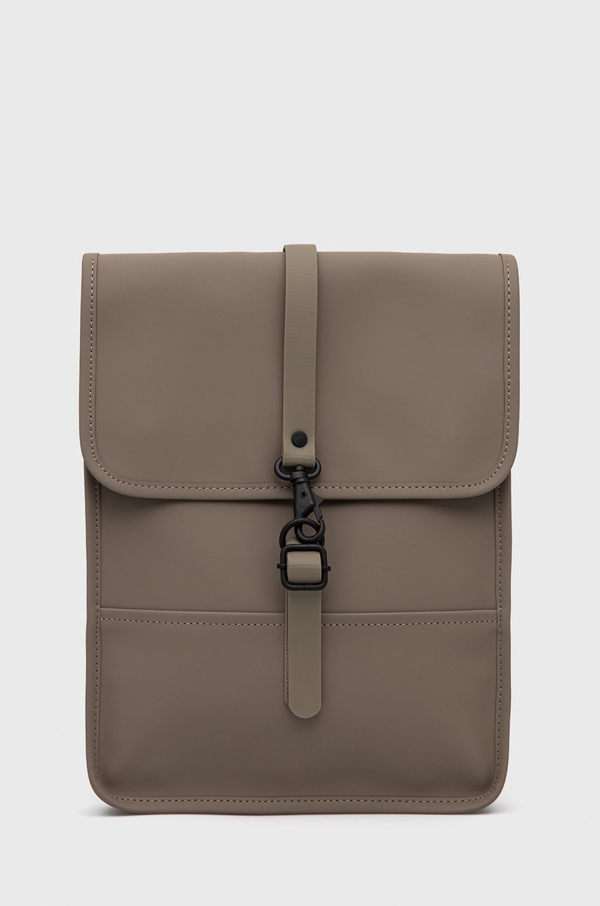 Rains rucsac 13660 Backpack Micro culoarea bej, mare, neted