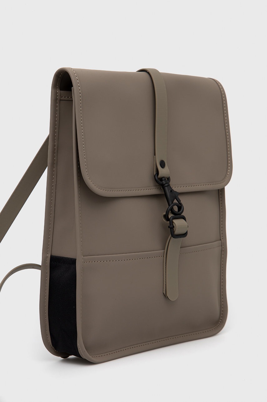 

Рюкзак Rains 13660 Backpack Micro колір бежевий великий однотонний