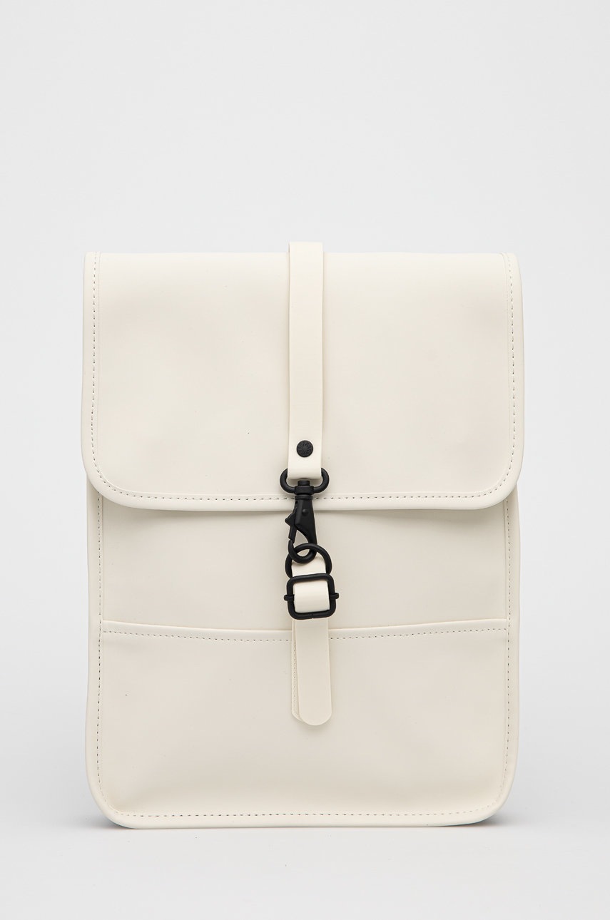 

Раница Rains 13660 Backpack Micro в бежово голям размер с изчистен дизайн, Бежов