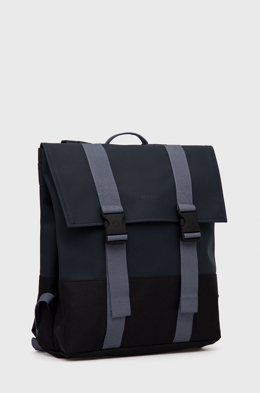 

Рюкзак Rains 13710 Buckle Msn Bag цвет синий большой однотонный