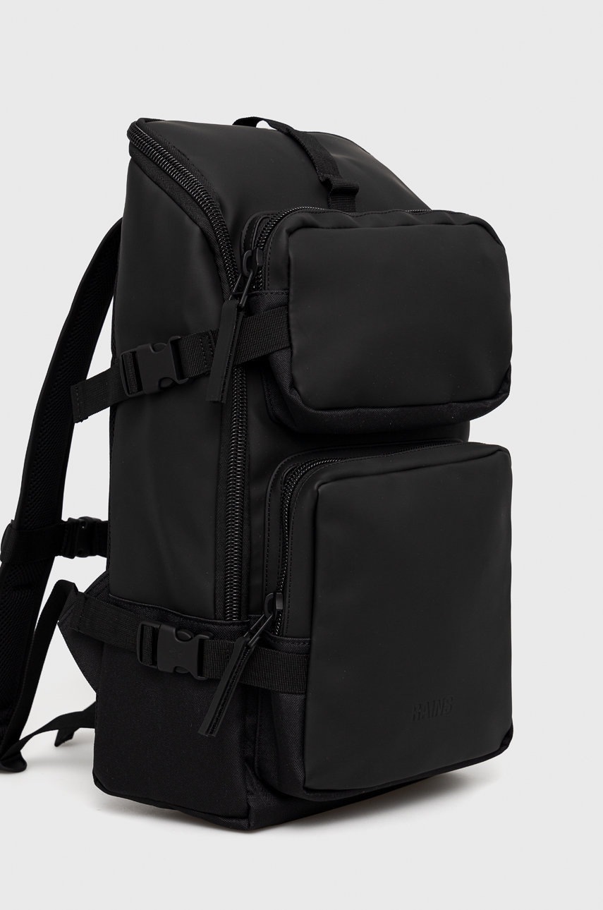 

Рюкзак Rains 13860 Charger Backpack цвет чёрный большой однотонный