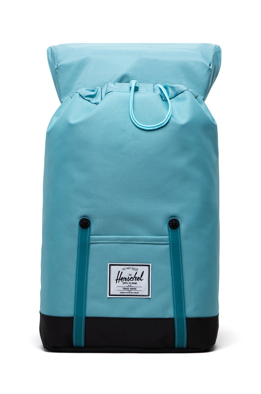

Рюкзак Herschel колір бірюзовий великий однотонний