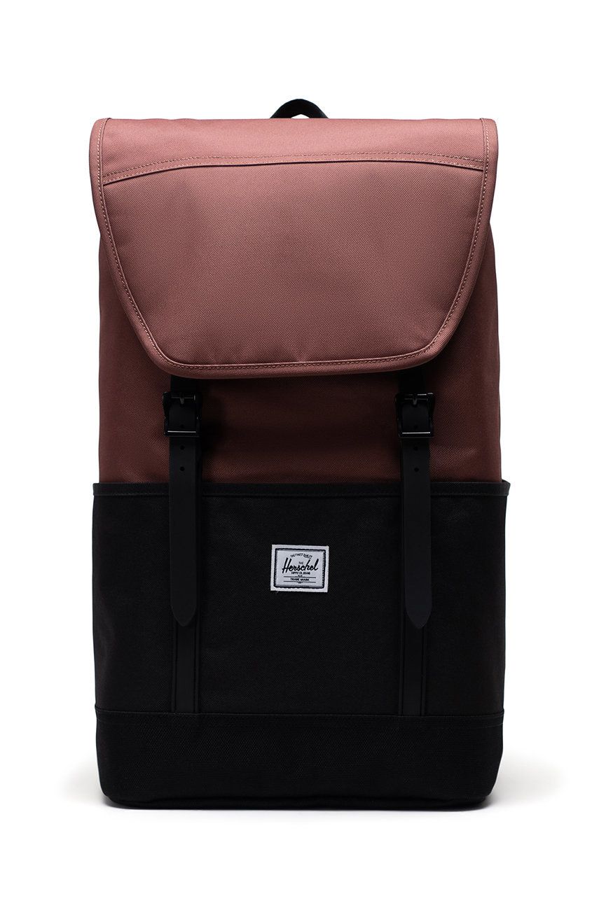 Herschel rucsac culoarea maro, mare, neted