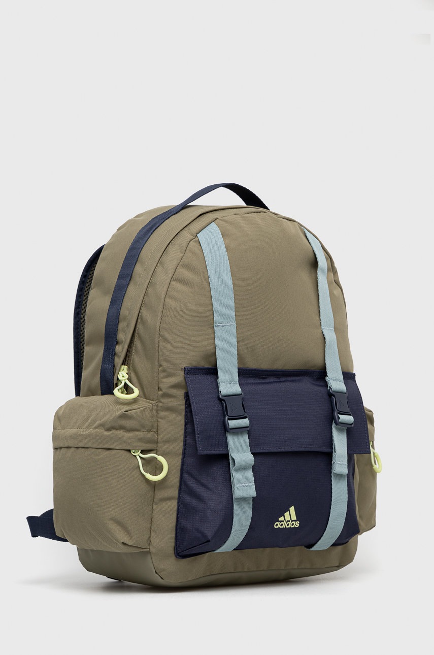 

Рюкзак adidas Performance HA5679 колір зелений великий однотонний