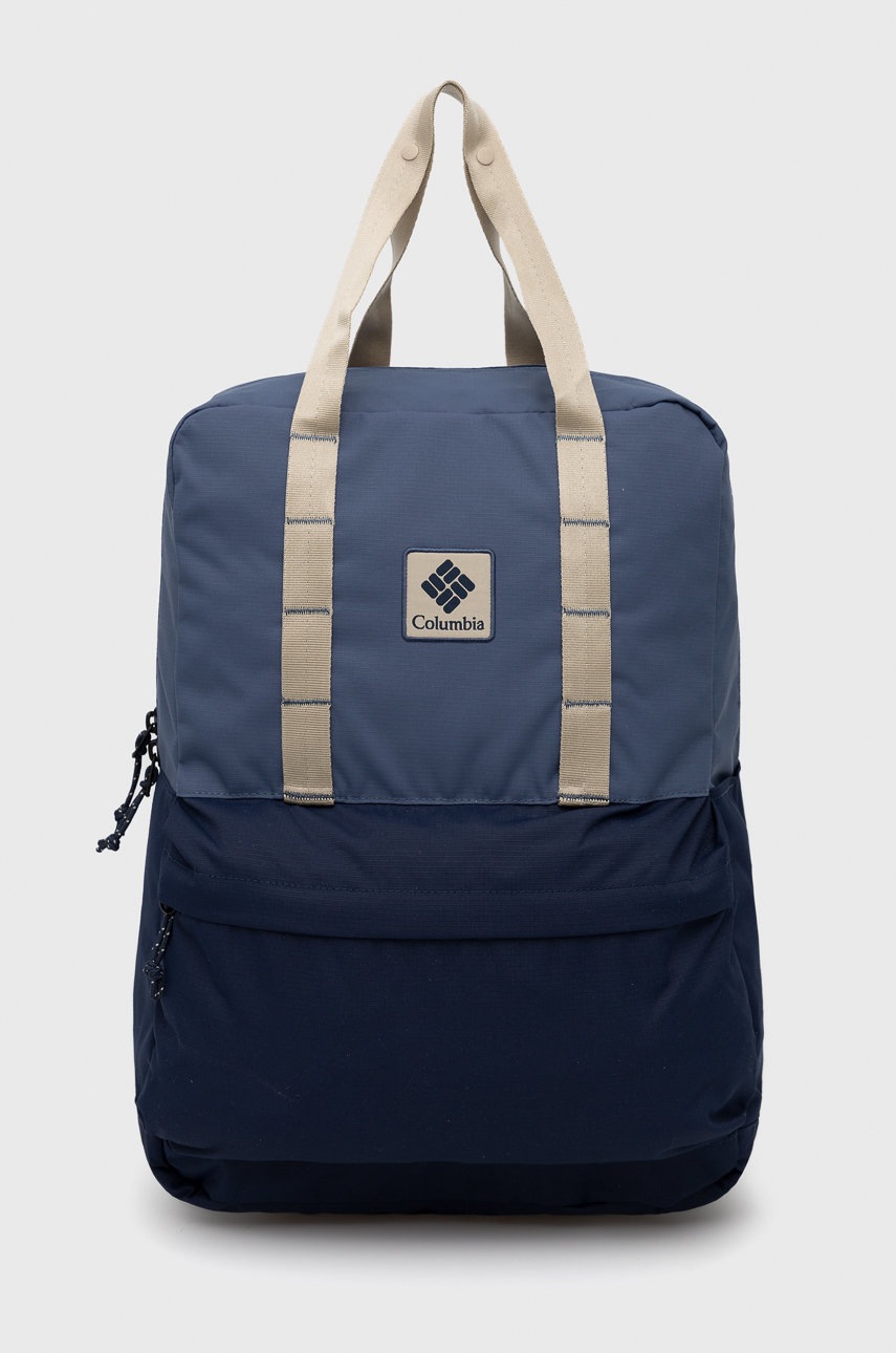 

Раница Columbia в тъмносиньо голям размер с изчистен дизайн, Тъмносин