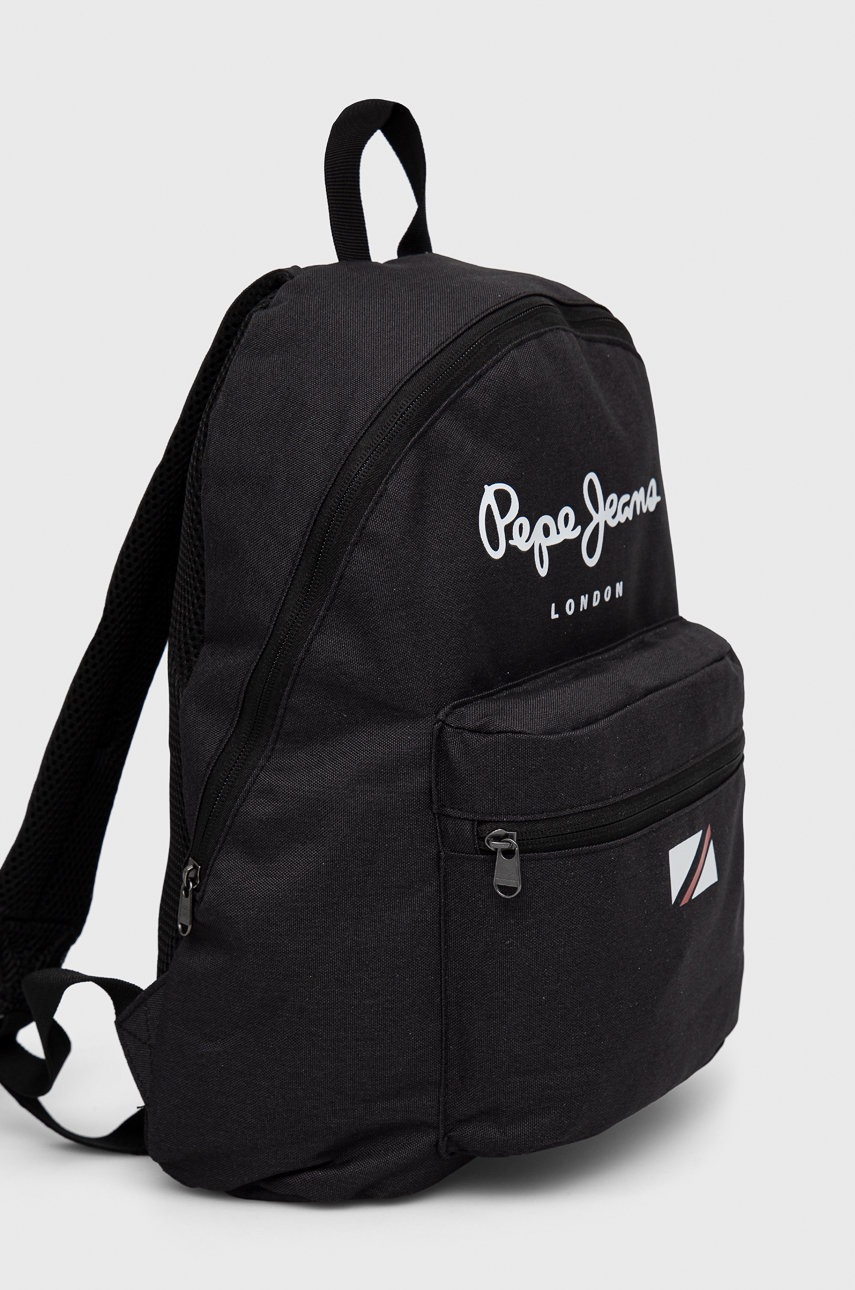 

Рюкзак Pepe Jeans London Backpack цвет чёрный большой с принтом