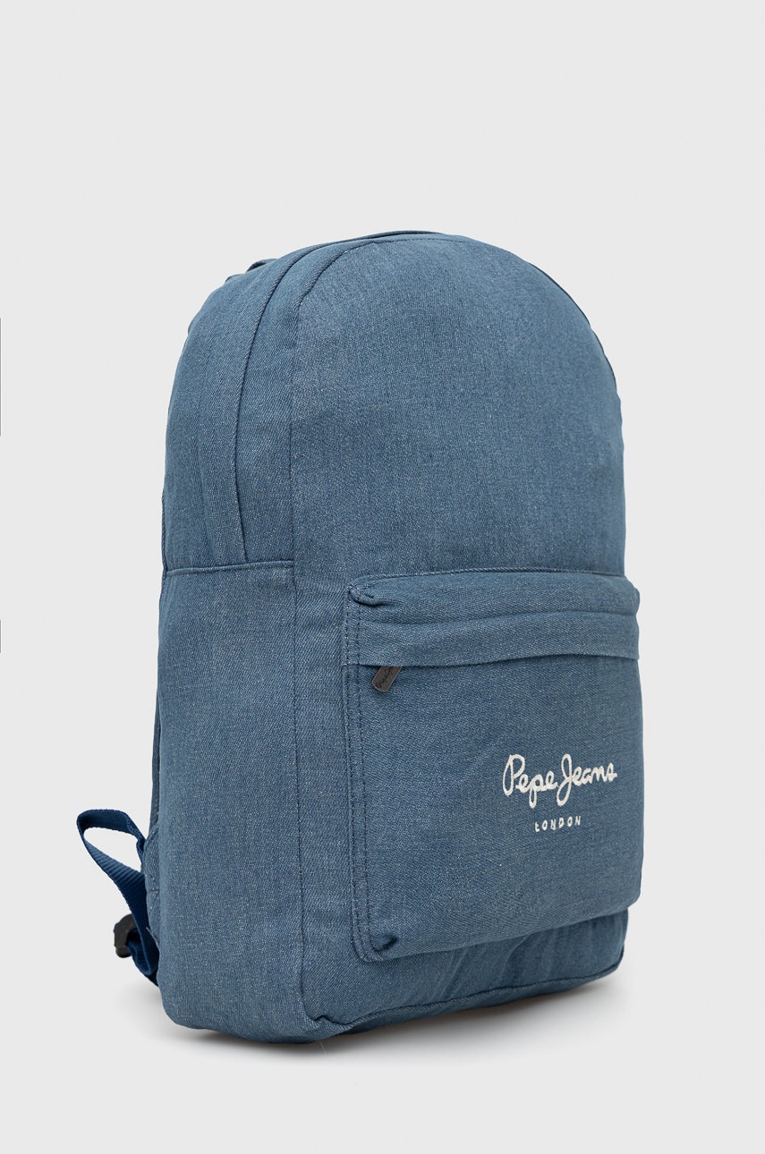 

Рюкзак Pepe Jeans Candem B. Backpack цвет синий большой однотонный