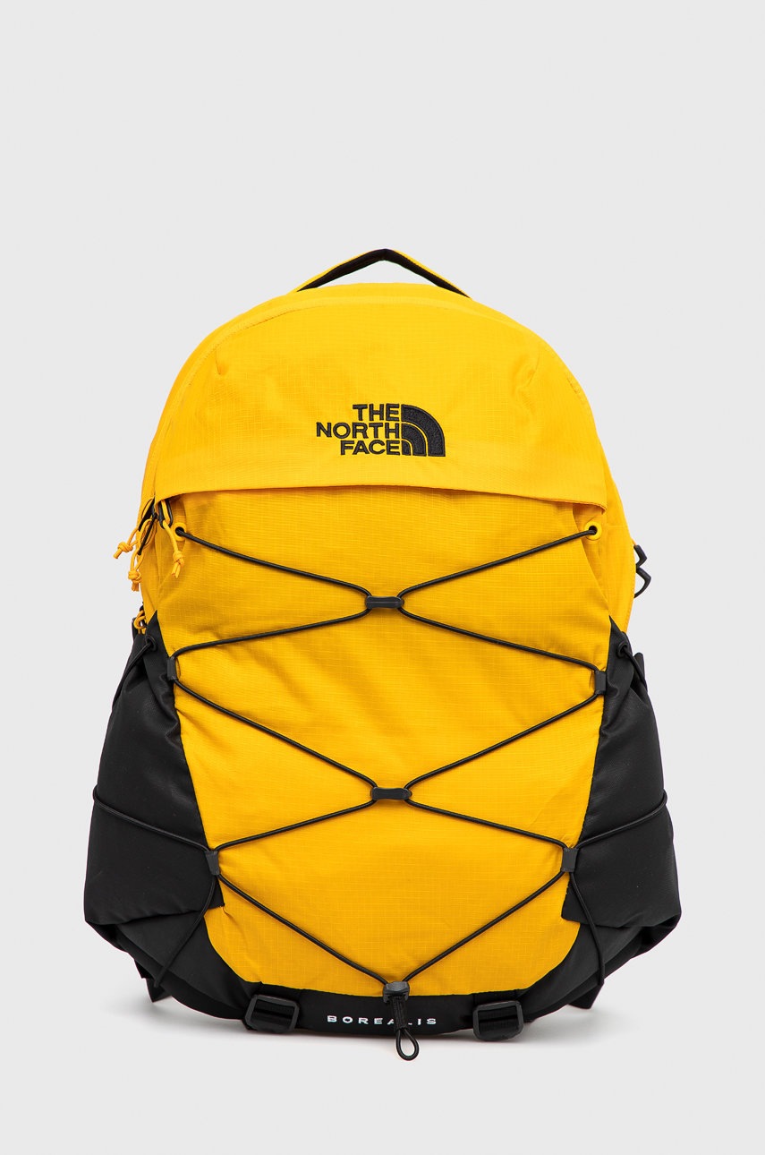 

Раница The North Face в оранжево голям размер с десен, Оранжев