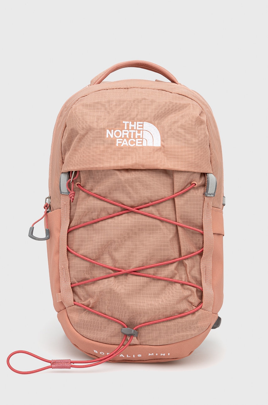 The north face rucsac culoarea roz, mic, neted