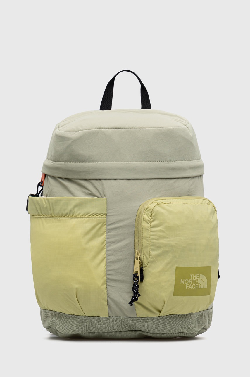 

Раница The North Face в зелено голям размер с принт, Зелен