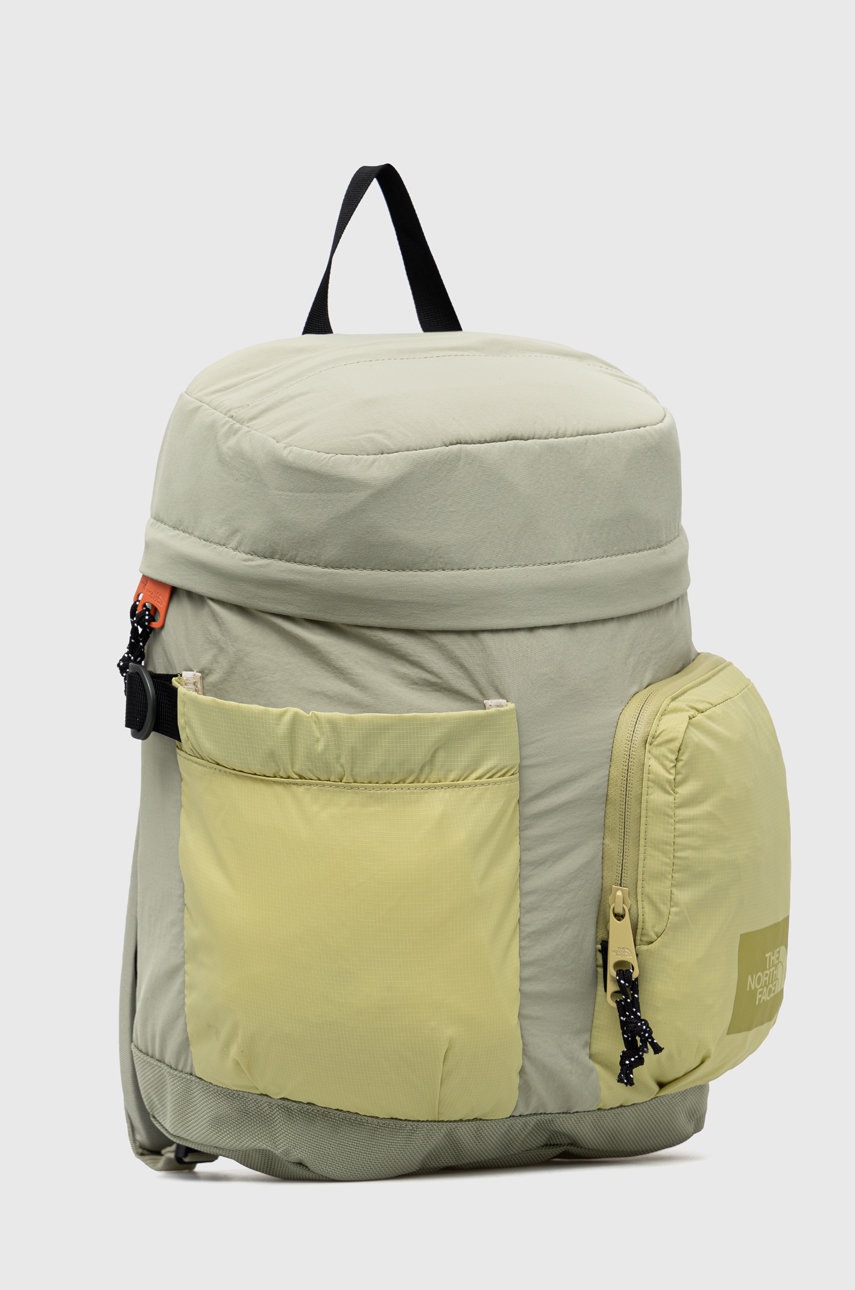 

Рюкзак The North Face колір зелений великий з принтом