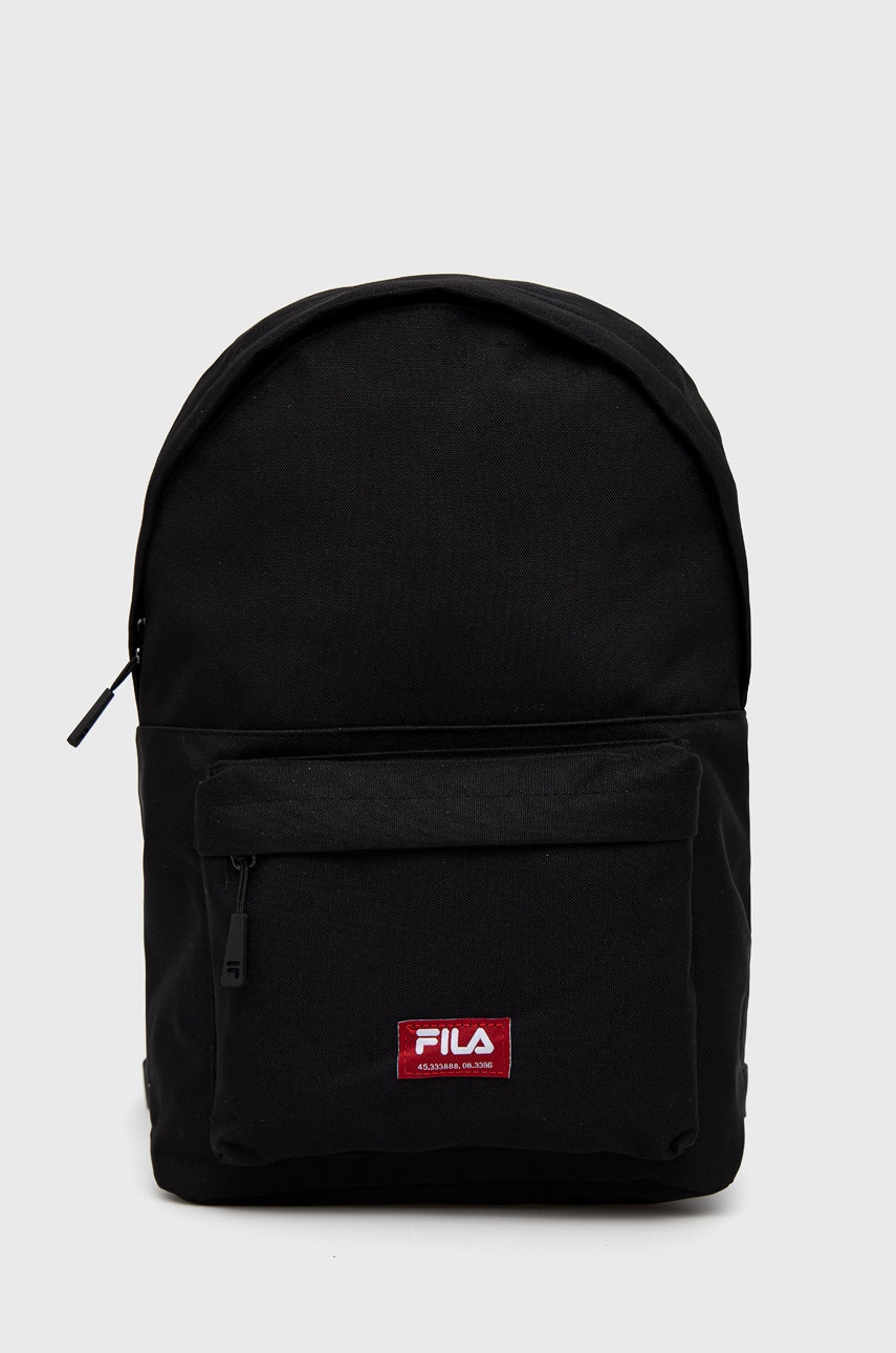 Fila rucsac culoarea negru, mare, neted