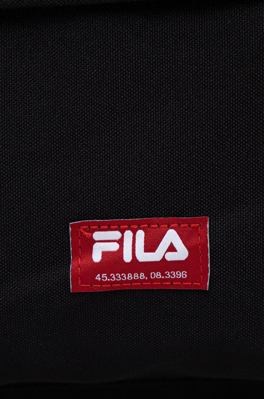 

Рюкзак Fila колір чорний великий однотонний