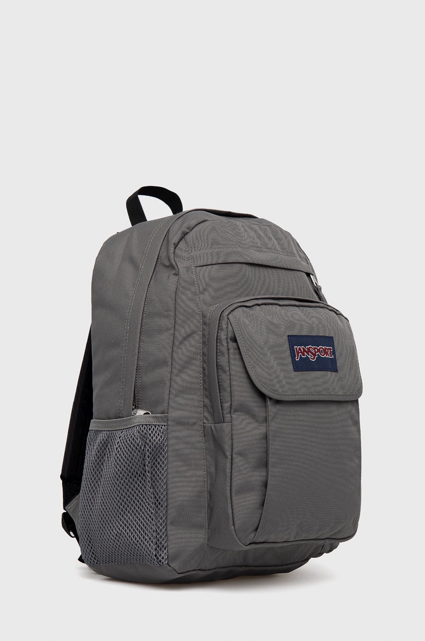 

Рюкзак Jansport колір сірий великий однотонний