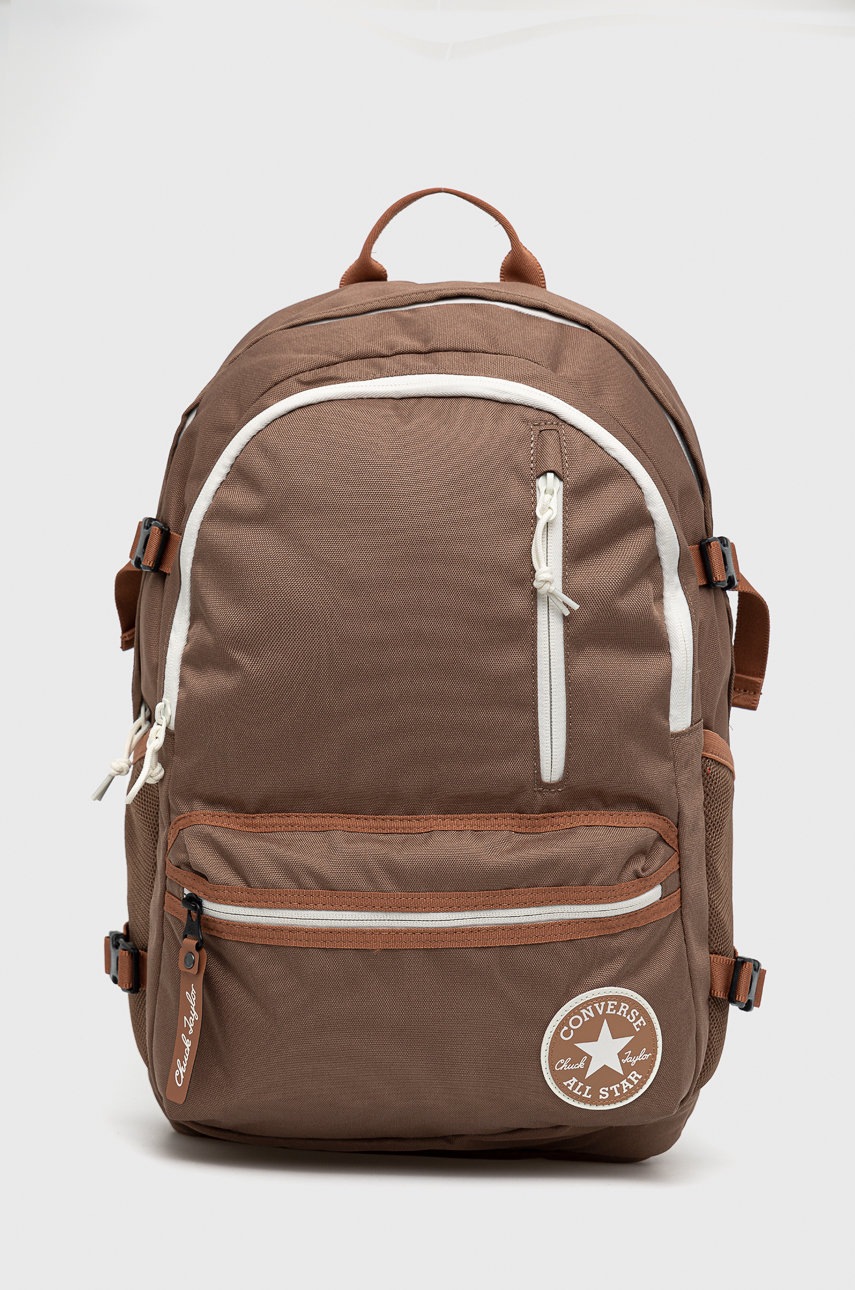 

Раница Converse в кафяво голям размер с изчистен дизайн, Кафяв