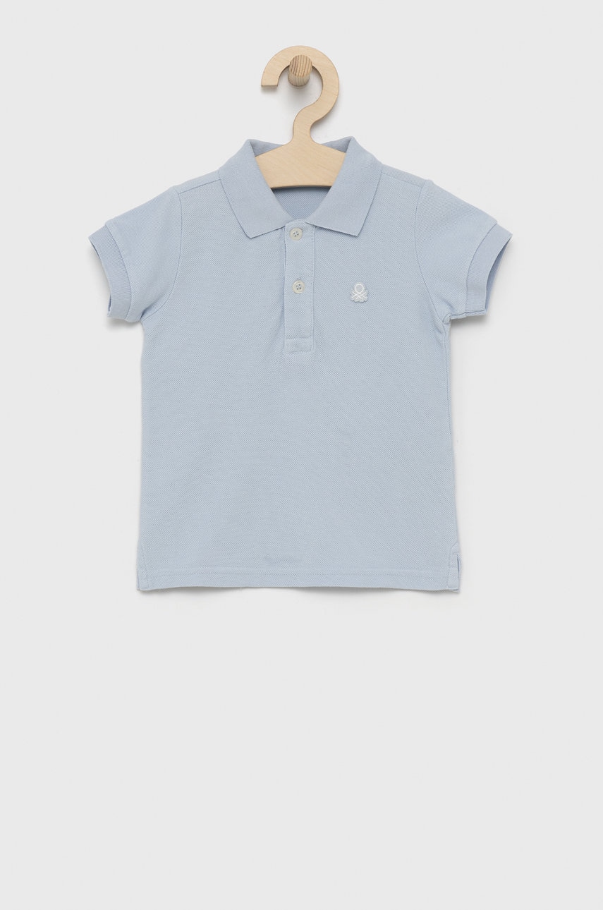 United colors of benetton tricouri polo din bumbac pentru copii neted