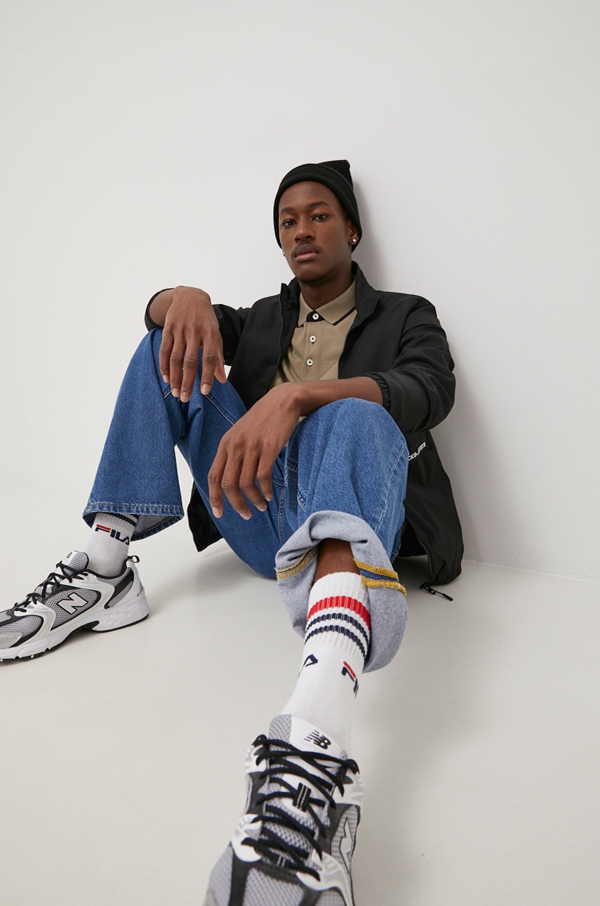 

Хлопковое поло Produkt by Jack & Jones цвет бежевый однотонный