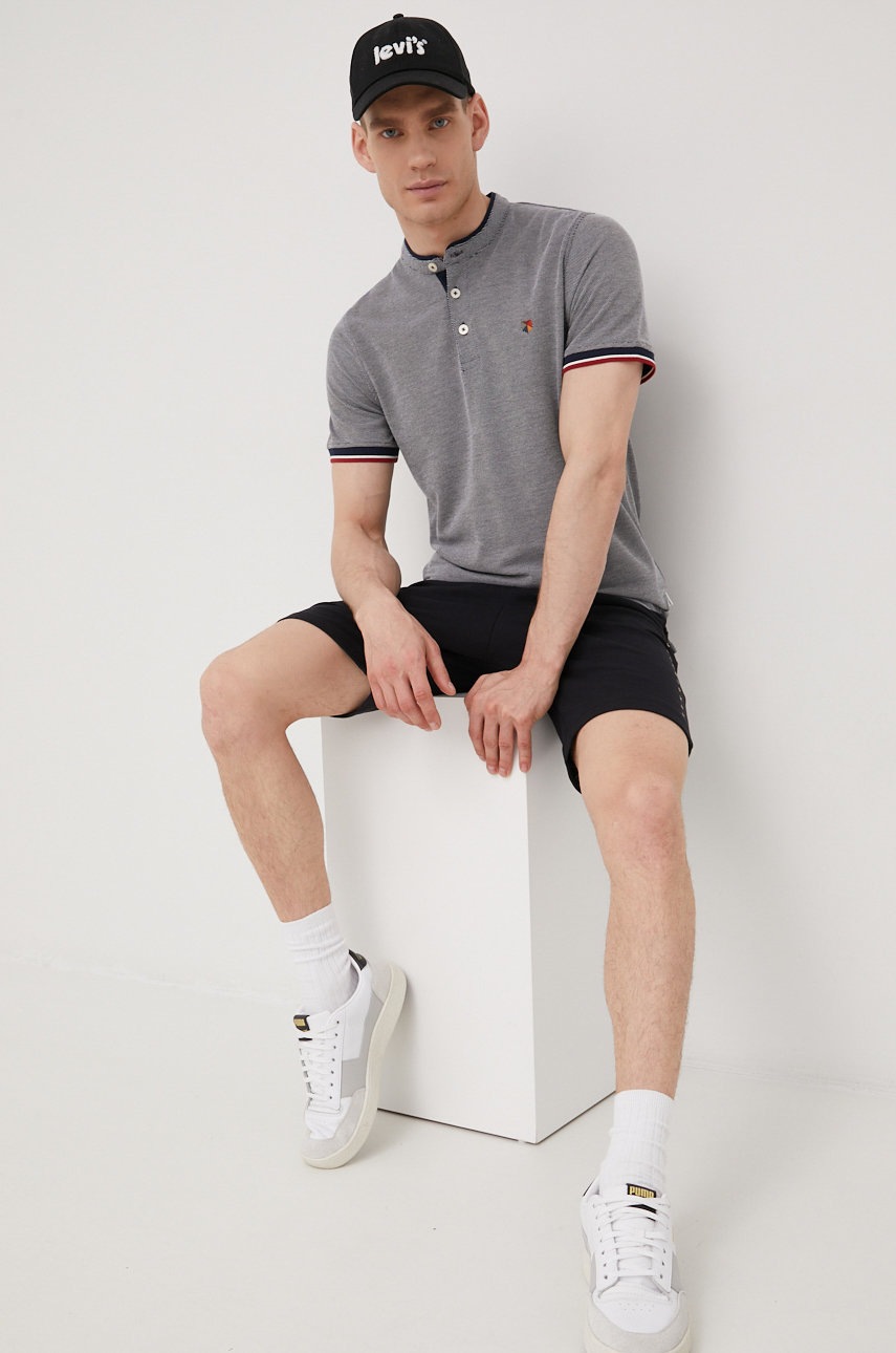 

Поло Premium by Jack&Jones чоловічий колір синій візерунок