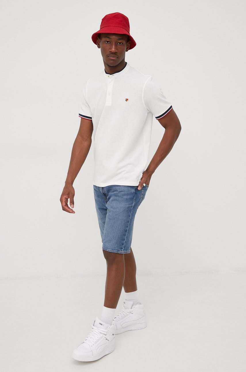 

Поло Premium by Jack&Jones мужской цвет бежевый однотонный