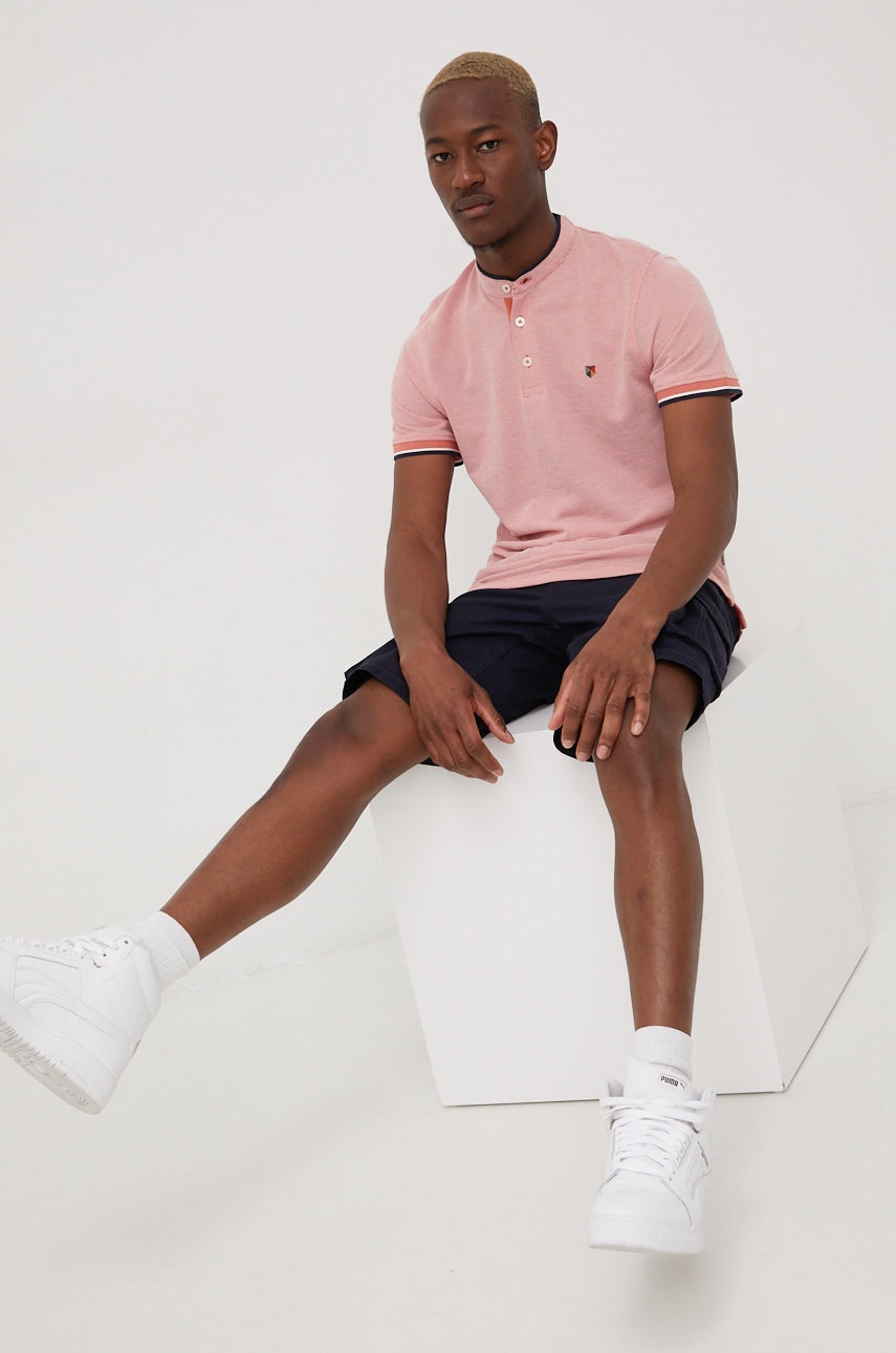 

Поло Premium by Jack&Jones мужской цвет оранжевый