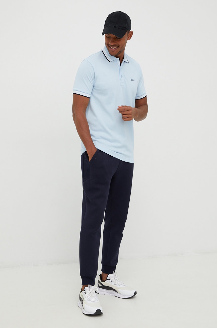 

Бавовняне поло BOSS Boss Athleisure