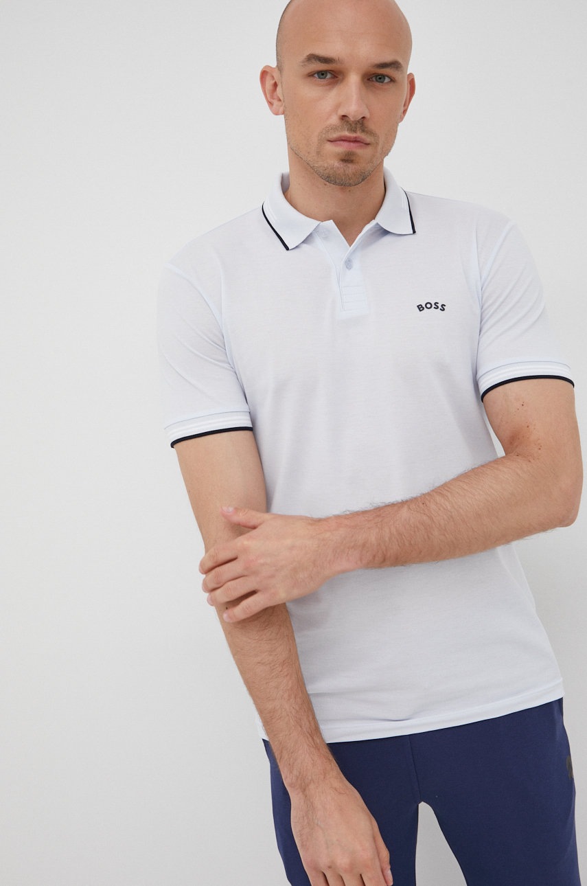 

Поло BOSS Boss Athleisure чоловічий з аплікацією
