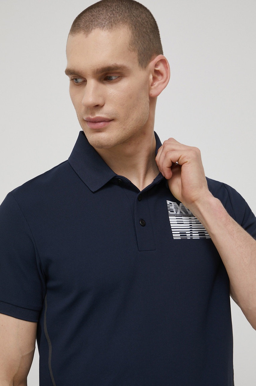 

Поло Helly Hansen чоловічий колір синій з принтом