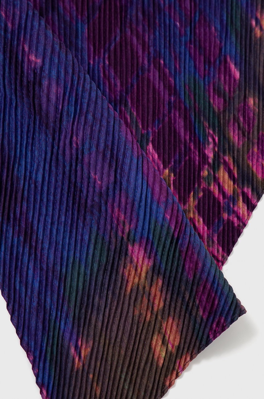 

Платок Desigual женская цвет фиолетовый узор