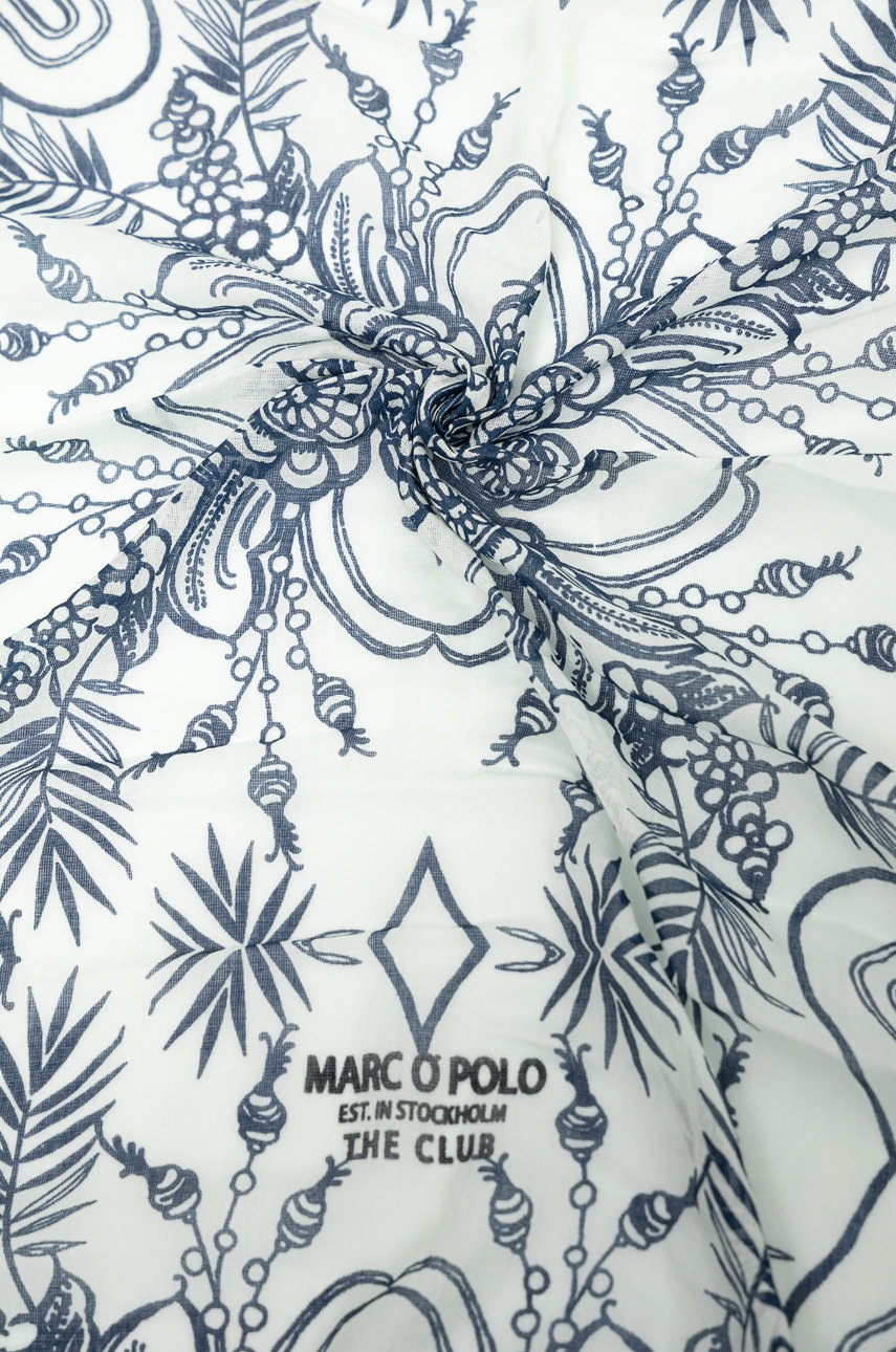 

Хустка Marc O'Polo жіноча колір зелений візерунок