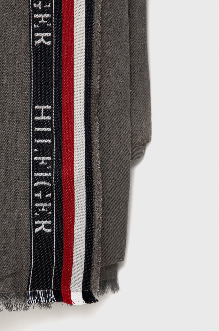 

Шарф Tommy Hilfiger чоловічий колір сірий візерунок