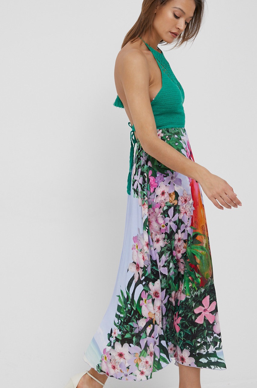 

Платье Desigual maxi расклешённая