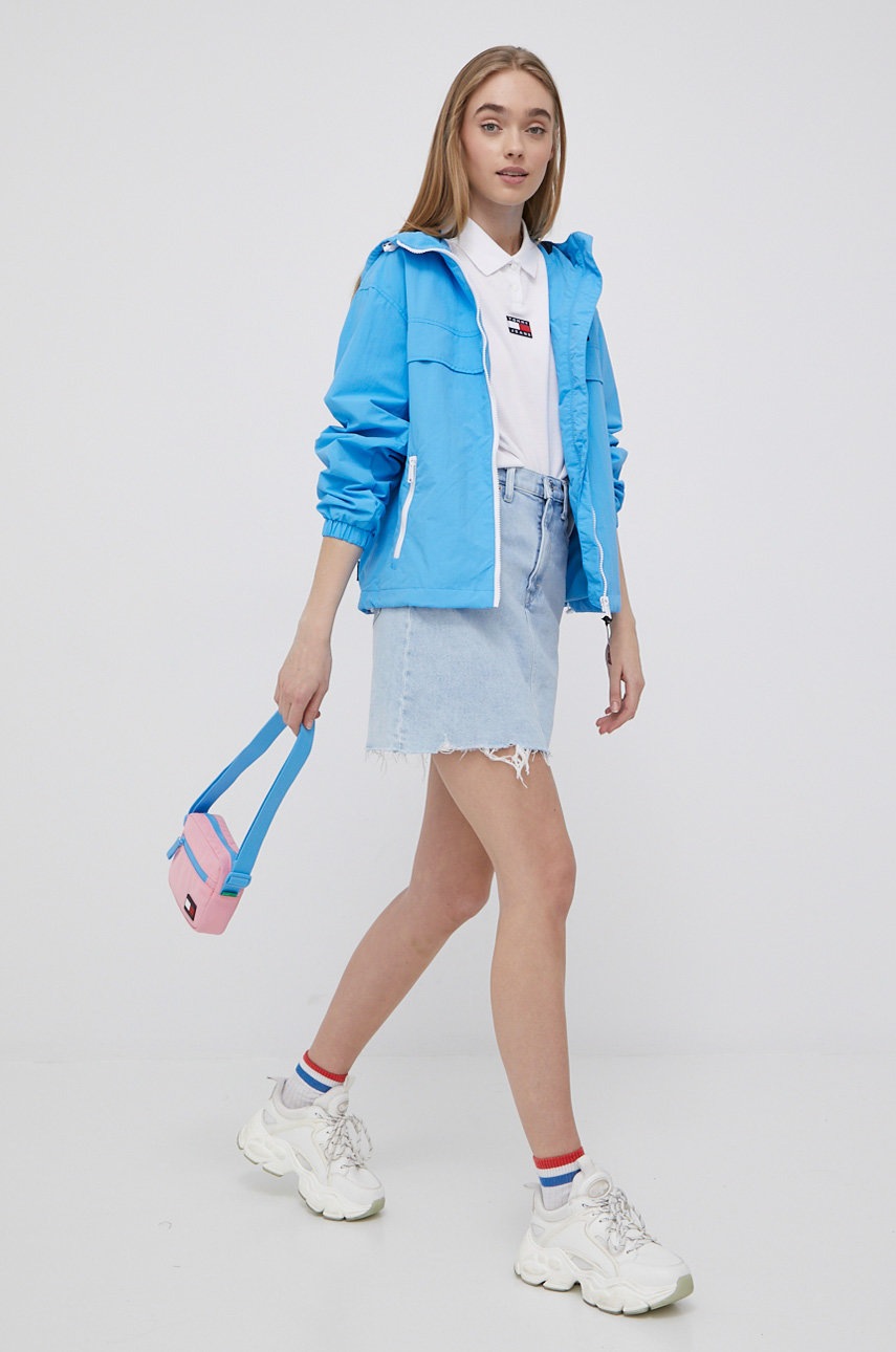 

Джинсовая юбка Tommy Jeans Bf7013 mini прямая